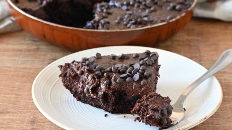 Gâteau au chocolat à la poêle crémeux