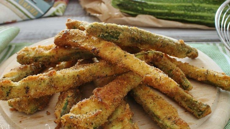 Courgettes frites savoureuses