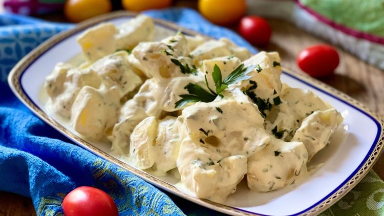 salade de pommes de terre a la vapeur