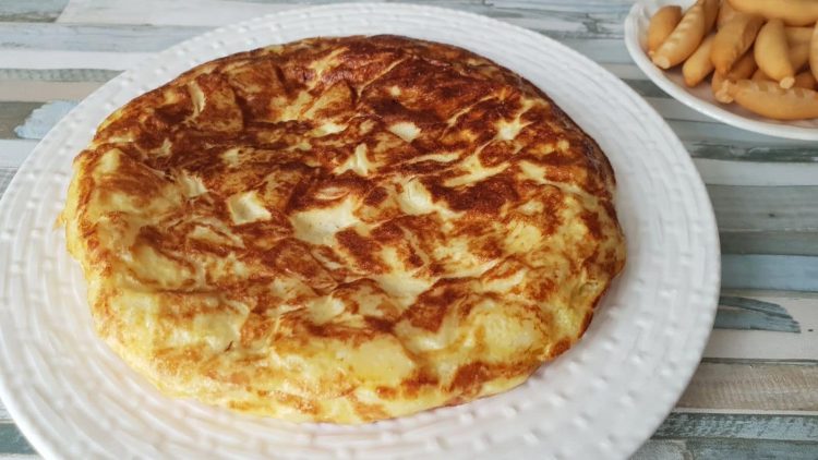 Tortilla aux pommes de terre légère