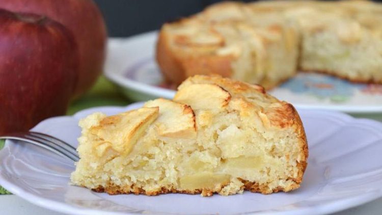 gâteau aux pommes sans œufs