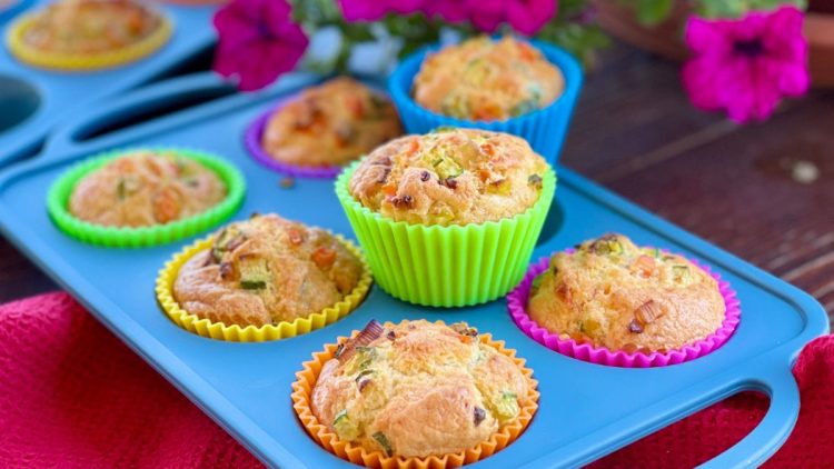 muffins carottes et courgettes