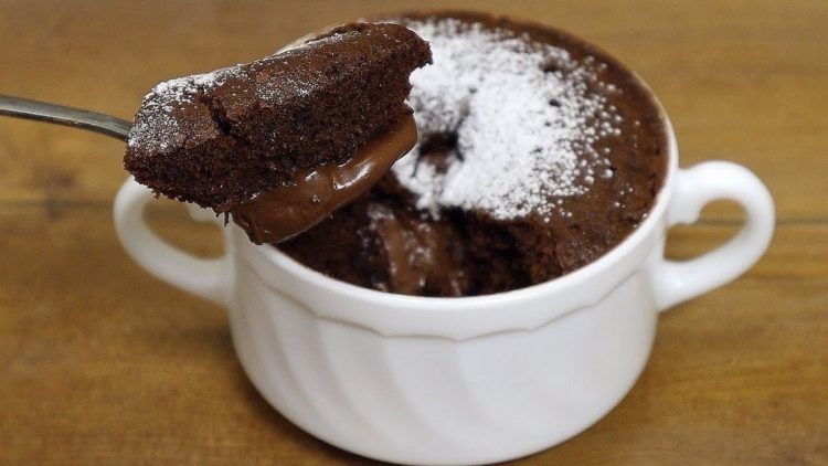 mug cake au Nutella