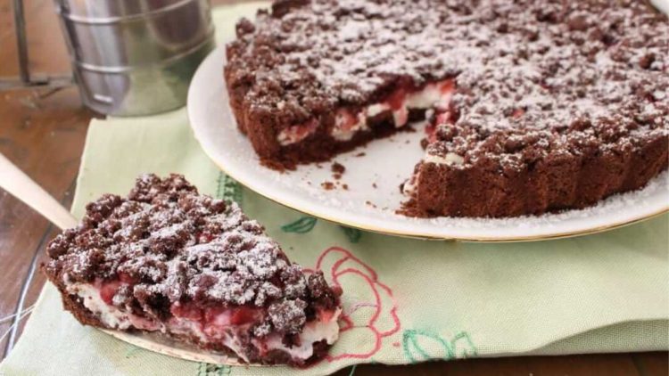 tarte sbriciolata aux fraises