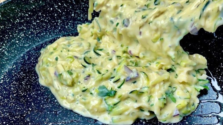 omelette aux courgettes