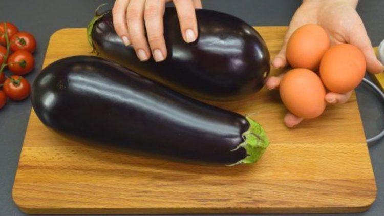 aubergines frites