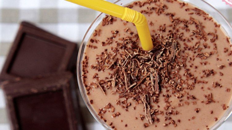 milk shake au chocolat