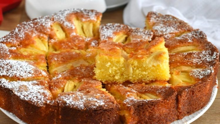 Gâteau pommes et mascarpone Cyril Lignac