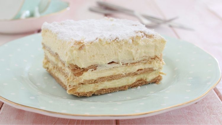 Millefeuille à la crème diplomate