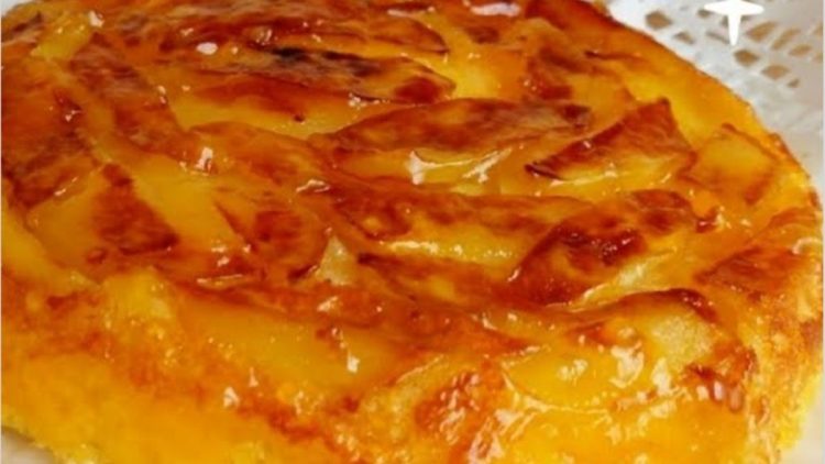 moelleux aux pommes caramélisées