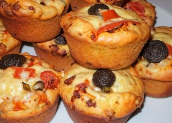 Muffin salé façon pizza