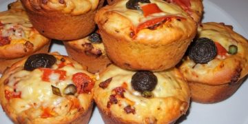 Muffin salé façon pizza