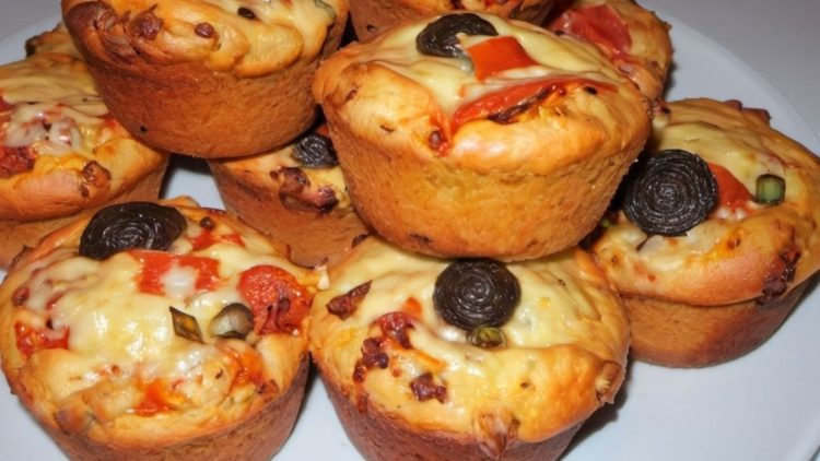 Muffin salé façon pizza