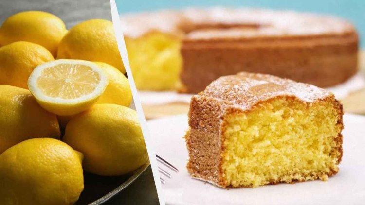 Gâteau parfumé au citron avec glaçage