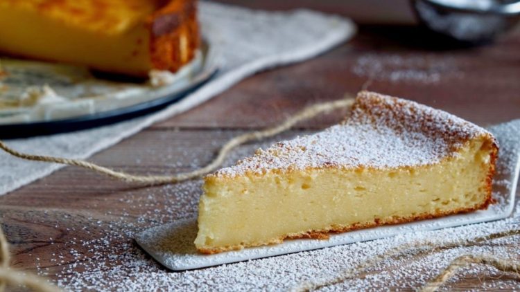 Gâteau crémeux à la ricotta et au citron