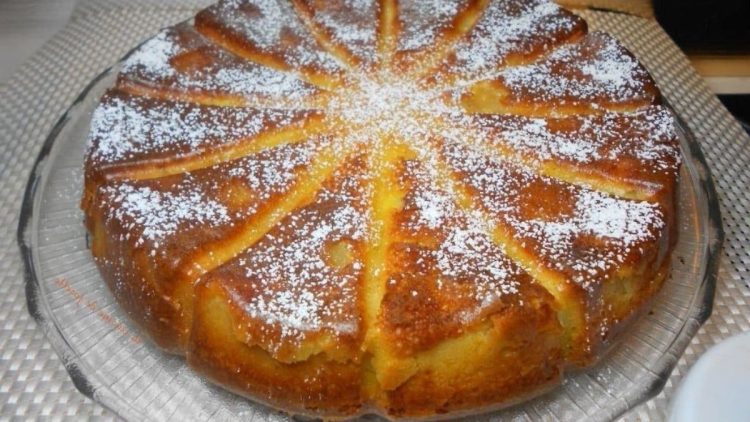 Fondant aux pommes mascarpone