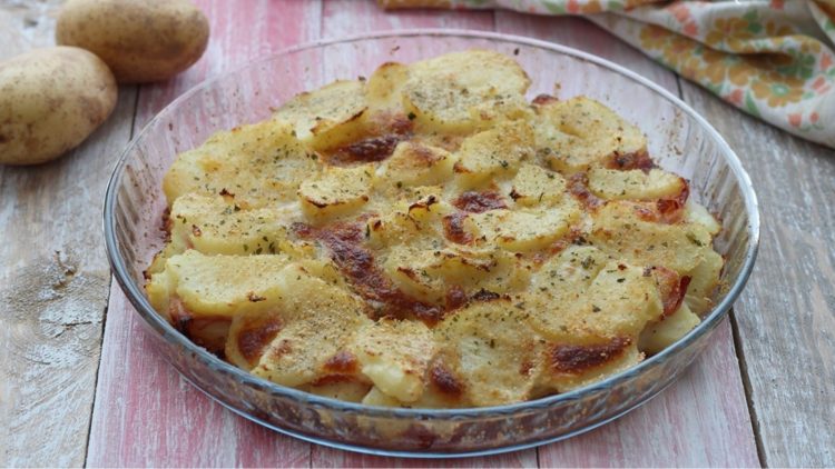 Parmigiana de pommes de terre sans béchamel