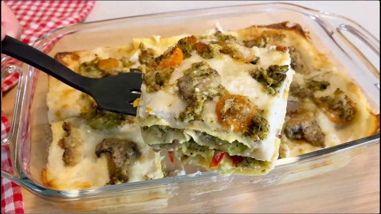 Lasagnes de légumes et champignons