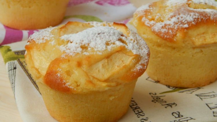 Muffins moelleux aux pommes