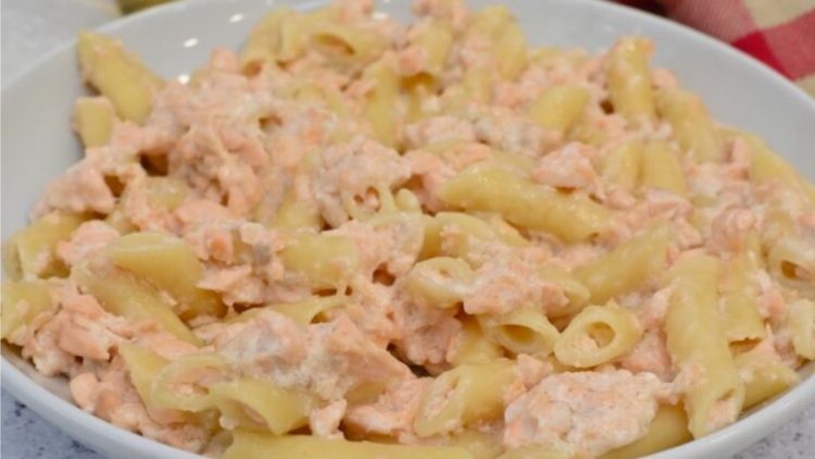 penne au saumon et à la crème fraîche