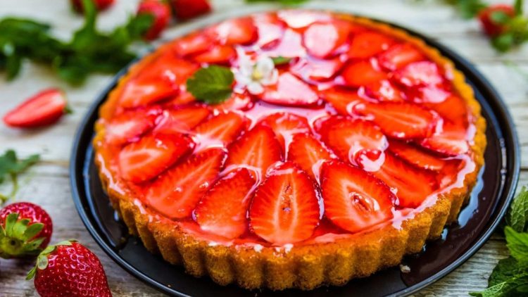 tarte aux fraises traditionnelle