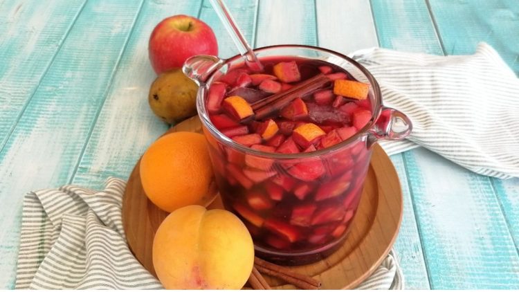 Sangria espagnole aux fruits