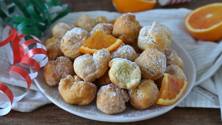 beignets gourmands à l'orange