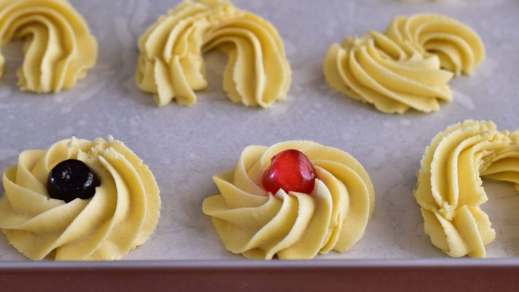 biscuits à la pâte d’amandes