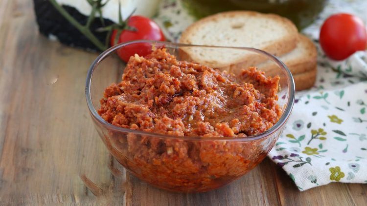 pesto de tomates séchées