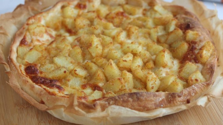 tarte rustique aux pommes de terre