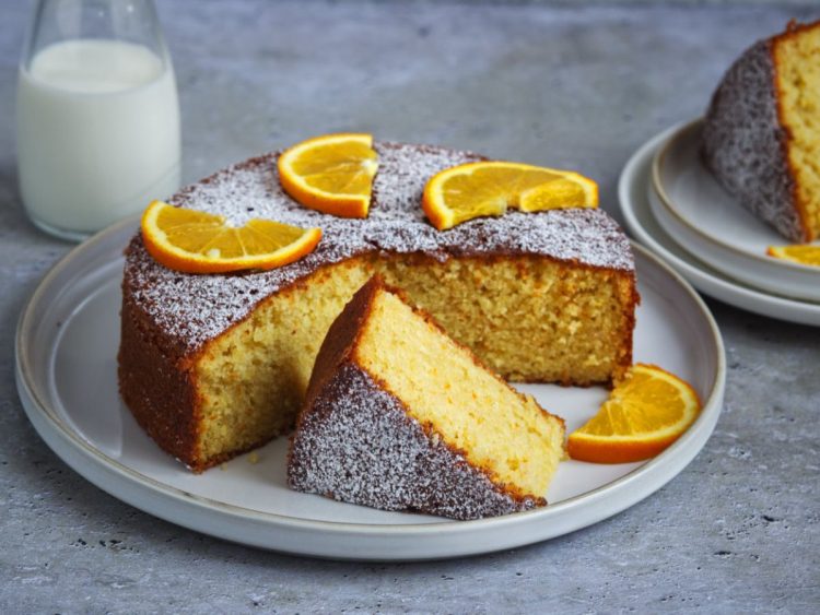 gâteau à l'orange et aux amandes