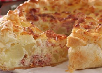 tourte feuilletée jambon-pommes de terre