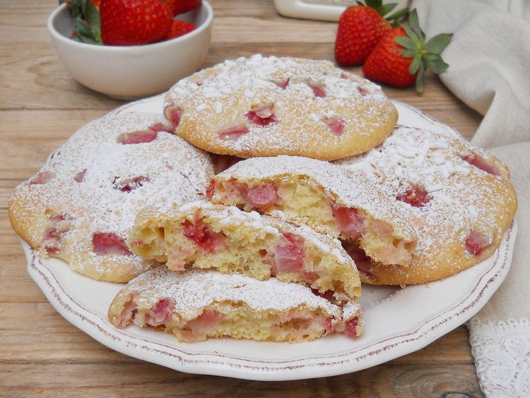 cookies moelleux aux fraises