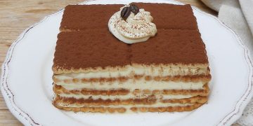 gâteau de petits-beurre au café