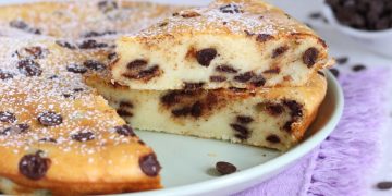 moelleux à la ricotta et pépites de chocolat