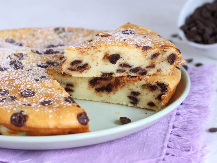 moelleux à la ricotta et pépites de chocolat