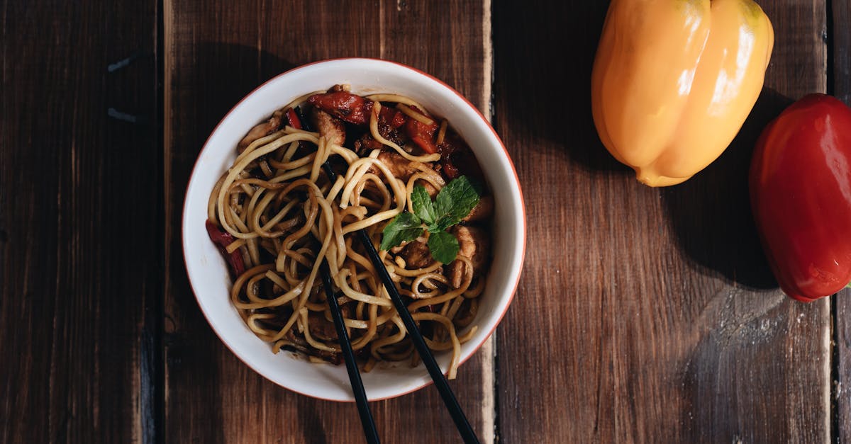 découvrez notre recette savoureuse de spaghetti aux poivrons, un plat coloré et plein de fraîcheur, parfait pour un repas équilibré et gourmand.