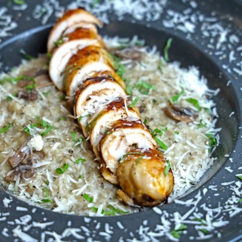 Comment préparer un risotto aux champignons et poulet savoureux